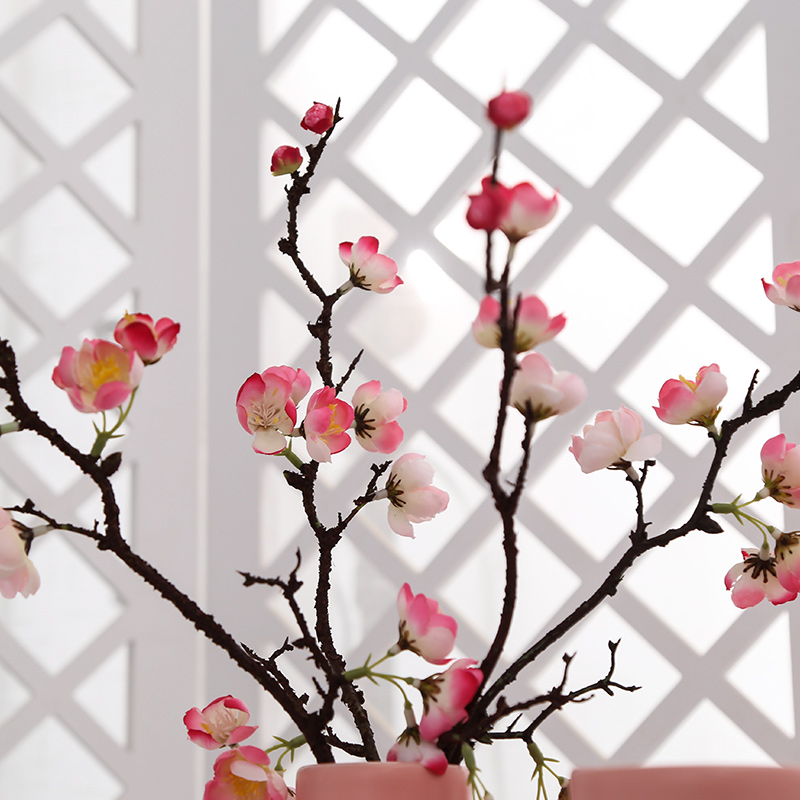Jingdezhen ceramic creative floret bottle arranging flowers sitting room furnishing articles for household adornment ornament balcony simulation artificial flowers