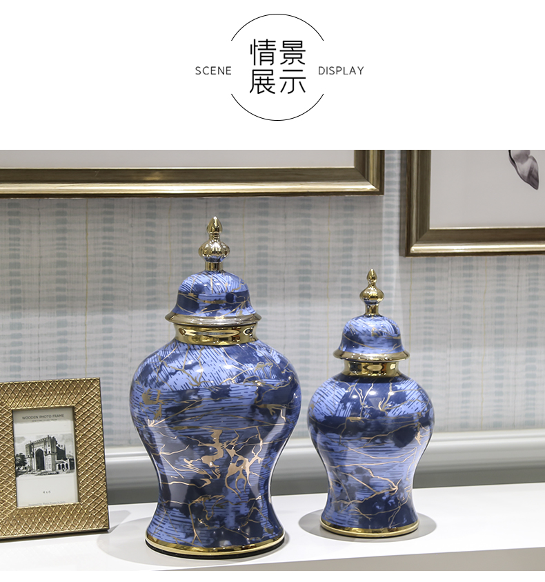 The General light jingdezhen European - style key-2 luxury as cans ceramic vases, furnishing articles I sitting room household act the role ofing is tasted creative decorations