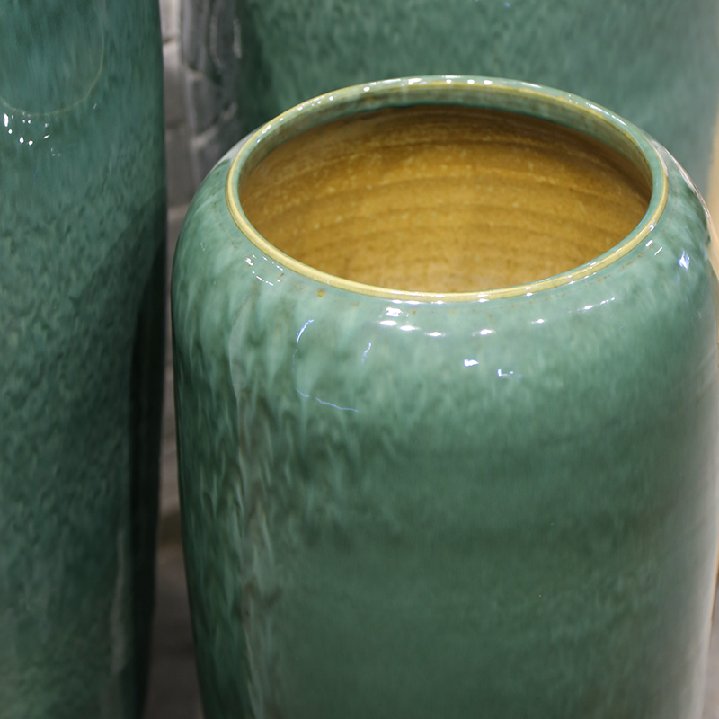 Jingdezhen new Chinese style club house sitting room of large vase ceramic flower, flower restaurant adornment is placed between the example