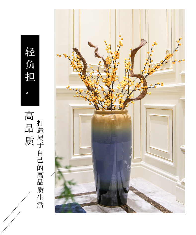 Nordic vase landing, the sitting room is I and contracted dry flower arranging flowers, flower implement household ceramics furnishing articles tall decorations