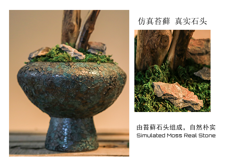 Restoring ancient ways of jingdezhen ceramic mesa miniascape of indoor soft outfit style between example potted landscape decoration zen furnishing articles