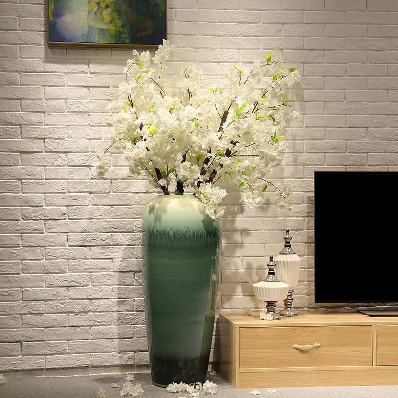 Jingdezhen European - style originality of large vase wedding landscape decoration simulation flower big flower, flower ceramic furnishing articles