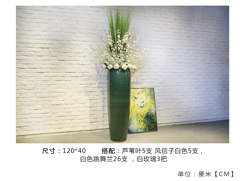 Jingdezhen ceramic hotel lobby hall between example decorative flower implement landing a large flower vase store the living room