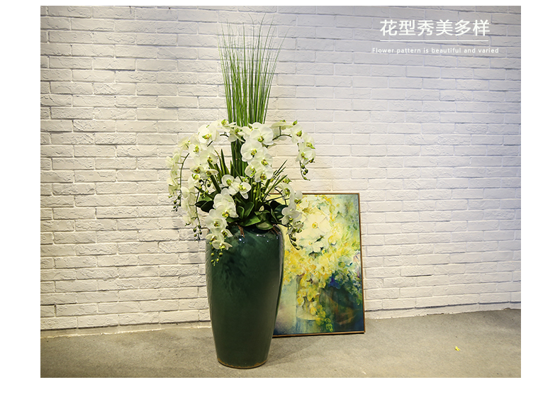 Jingdezhen ceramic hotel lobby hall between example decorative flower implement landing a large flower vase store the living room