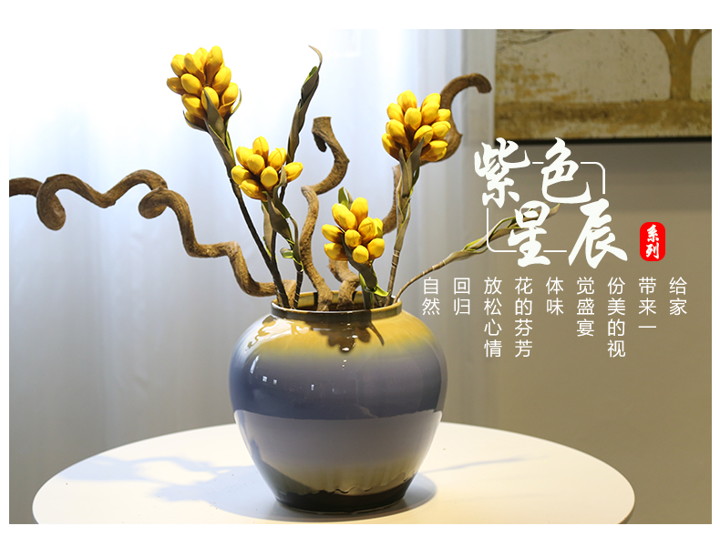 Jingdezhen new Chinese vase mesa table what sitting room ark place TV ark, decoration ceramic flower flower