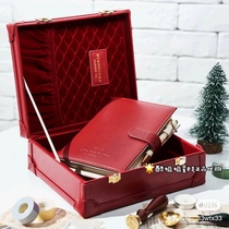 Starbucks 2022 Valentines Day Gift Retro Red Notebook Travel Bag Suit Bookmark Insulated Coffee Cup Group