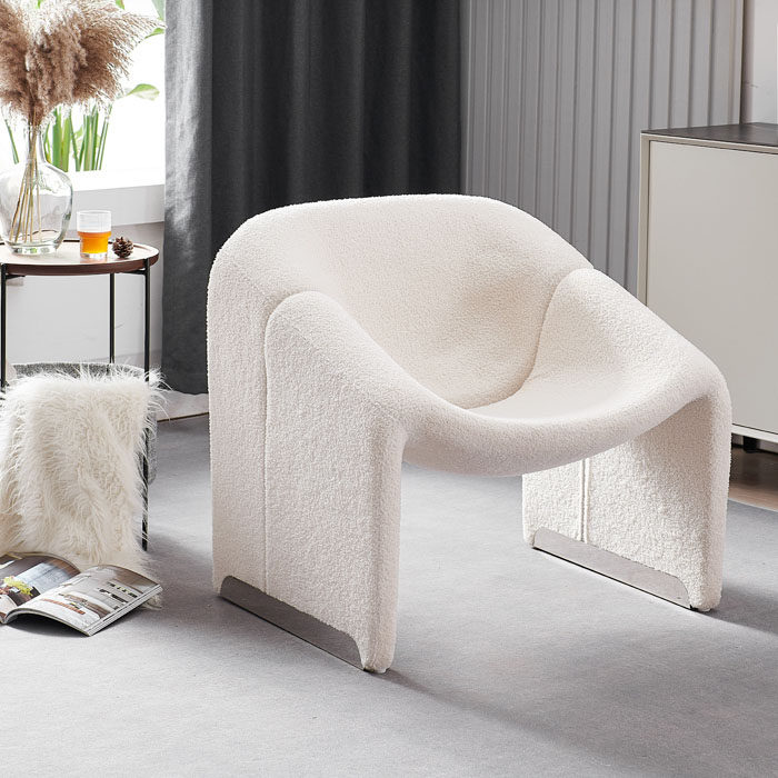 Nordic retro single sofa chair designer chair Italian light luxury minimalist leisure chair Danish creative net red chair