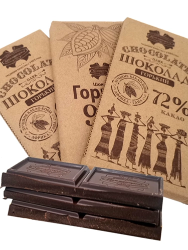 Оригинальный импортный черный шоколад Kangmeina Kanaco Belarus Black and Pure Cocoa - 68 72 90 процентов