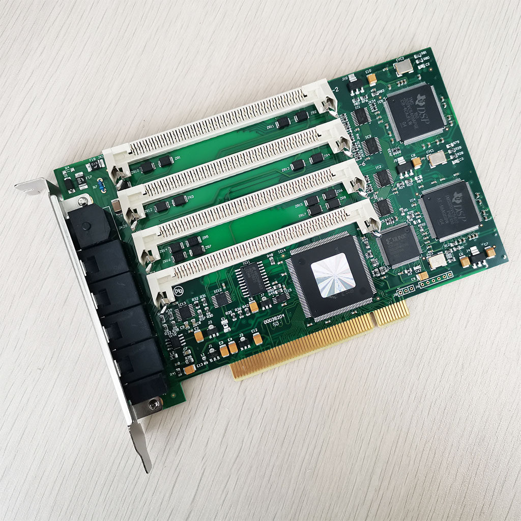 New Sanhui voice card FAX card SHT-8C PCI FAX with four-way FAX resources