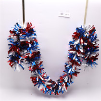 Festive Decorations accessories Christmas shop windows dress up dress Ribbon Grass Hanging Accessories Mall Hotel Scene Arrangement Rattan Pendant