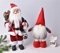 Christmas decorations fabric Santa elk and sack gift bag alphabet string pendant Christmas clothes