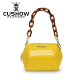 Оригинальная кожаная маленькая универсальная небольшая сумка, сумка на одно плечо, крокодиловый принт, из натуральной кожи