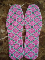 Small plaid insole finished cotton full embroidery pure handmade cross stitch insole men and women can be customized
