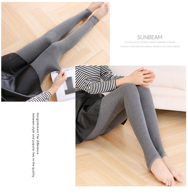 Mùa thu và mùa đông quần lót cộng với vớ nhung dày màu đen bước chân nữ quần legging ấm vớ vớ nhung mỏng mỏng quần tất hở bàn