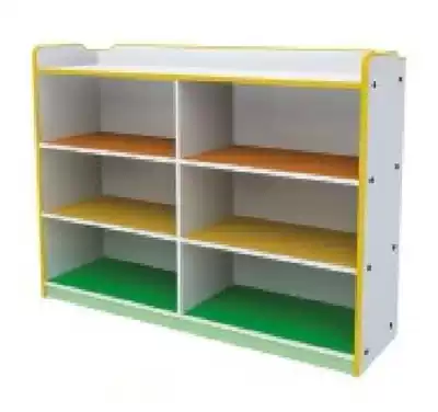 Little genius fireproof board Wooden toy cabinet School bag cabinet Children's fireproof board color combination cabinet storage and finishing cabinet