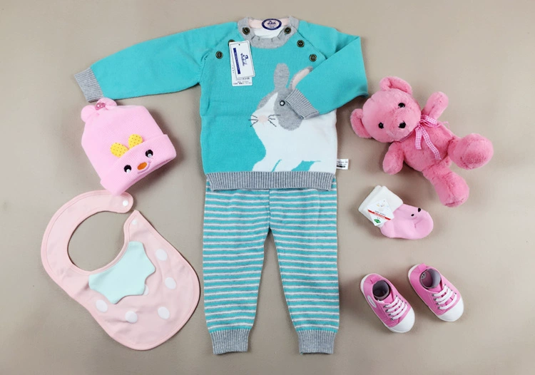 Bộ quà tặng dày cho bé sơ sinh trăng tròn tuổi 100 ngày phục vụ mùa thu và mùa đông cotton túi quà cho bé