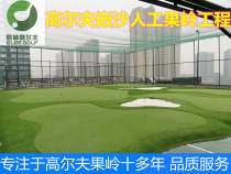 Golf green artificial green simulation grass green project occupational grade sand embedded mini National door-to-door construction