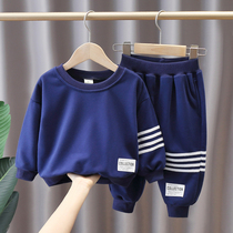 Boy suit Spring and autumn clothes 2021 new childrens children 4-year-old boys clothing two sets 2 foreign air 3 Han version 5 tide