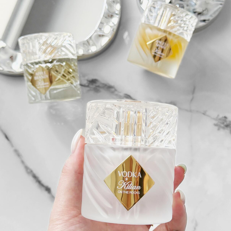 Kilian Ice Vodka Angel's Share Tipsy Apple Brandy Ice Rose Perfume Sample