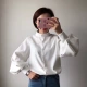 Tammy studio Tai Mi khí chất bằng gỗ vest váy hở lưng không tay đan váy Slim A váy