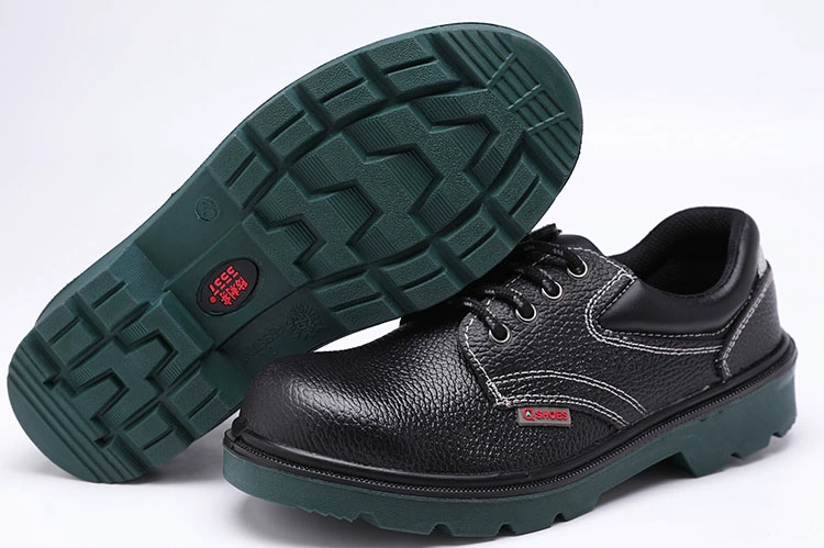 3537 genuine labor protection toe layer cowhide wear-resistant, anti-slip, anti-smash, anti-puncture labor shoes, construction site protective shoes, leather shoes