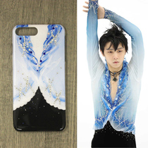 The same hand-painted mobile phone case figure skating Coss on the autumn day Otonal small Autumn Autumn