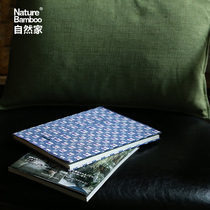 Natural home canvas diary book antique cloth designer original notebook simple medium size trumpet portable book