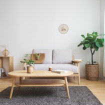 Natural Home No worries White wax solid wood furniture Two-three cloth Sofa Stool Modern Brief Nordic Cotton Linen Seat