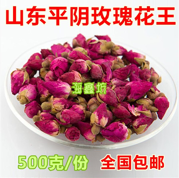 Shandong Pingyin dried rose tea premium bulk herbal tea pure natural sulfur-free flower buds 500g