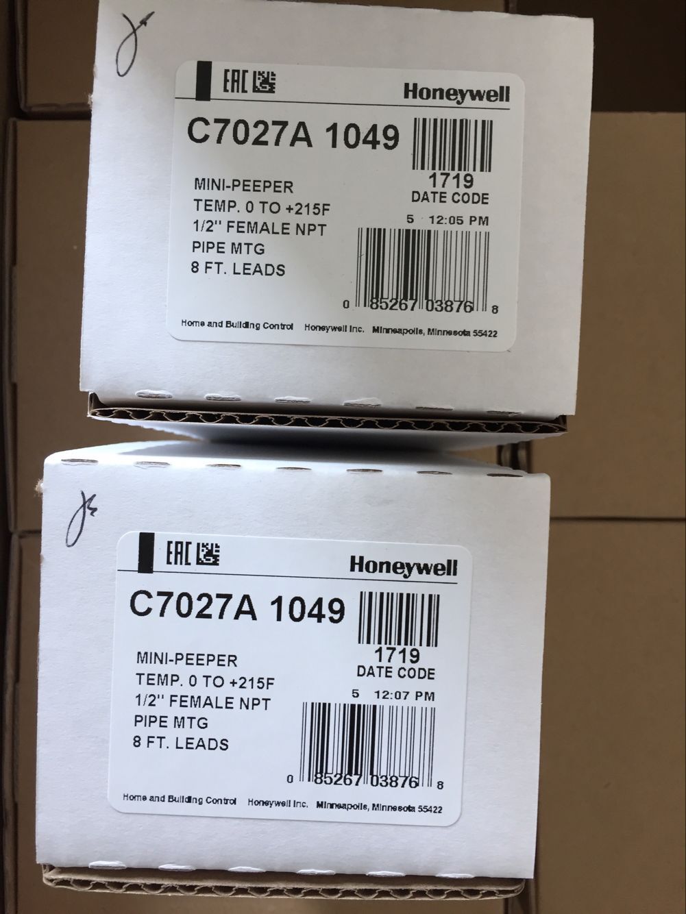 Honeywell probe C7027A1049