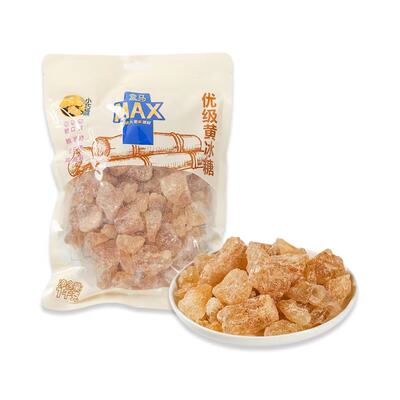 Hema purchased 1kg of premium yellow rock sugar, sugar made from sugarcane juice, and 1kg of refined white granulated sugar stewed and seasoned in a yellow sugar jar