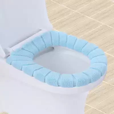 New O-shaped knitted toilet cushion soft toilet seat four seasons spring toilet seat cover comfortable toilet seat cover