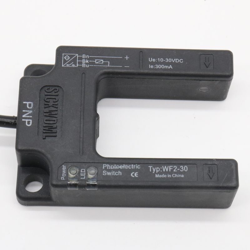 Hengda Fuji Elevator Flat Layer Sensor WF2-30 PNP NPN Flat Layer Photoelectric Induction Switch Elevator Accessories