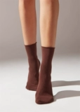 Носки Calzedonia, однотонные, простые, мягкие, удобные хлопковые носки, впитывающие пот, универсальные спортивные носки DC0093/4