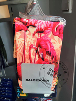 (spot)calzedonia trend color socks womens personality flamingo socks fashion street shot