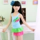 Bộ đồ bơi bé gái dễ thương của Hàn Quốc size bé một mảnh váy bé gái váy bikini phù hợp với bikini - Bộ đồ bơi của Kid đồ bơi trẻ em quần rời