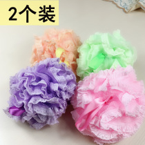  Large bath ball Bath flower Adult childrens bath ball Bath towel rub bath Large size bath bubble ball