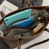 Вместительная и большая ретро сумка на одно плечо, премиум класс