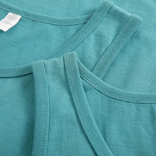 Хлопковая летняя майка, спортивный цветной жилет для спортзала, рубашка, свободный крой