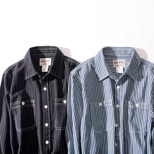 Ретро рубашка, лонгслив для отдыха, джинсовая куртка, в американском стиле