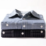 Ретро рубашка, лонгслив для отдыха, джинсовая куртка, в американском стиле