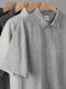 240g Heavyweight 7A Grade Antibacterial Solona Short-Sleeve Polo Shirt, Solid Color, Loose and Simple, Versatile T-Shirt for Men and Women in Summer