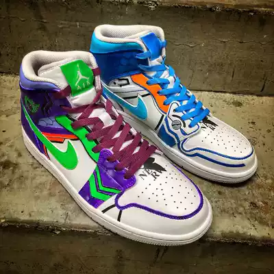 HZP flying man produced original sneakers custom DIY service EVA Neon Genesis Evangelion theme