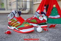 Flys Hanson-out original sneakers custom DIY ID service Painted Christmas Presents