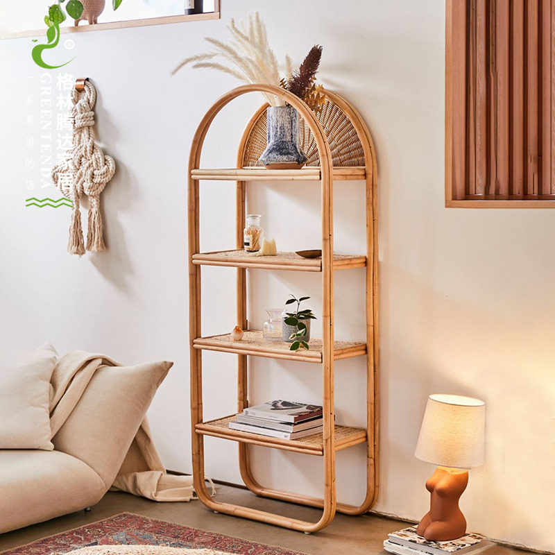 Green Tengdaffi language shelf Indo shelf Minjuku Multi-floor containing shelf kitchen floor Debris Shelf-Taobao