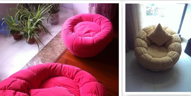 Hộ gia đình beanbag ghế ghế đơn giản căn hộ nhỏ tiệm ban vẻ đẹp hiện đại cá nhân sofa bí ngô nhỏ - Ghế sô pha sofa phòng ngủ