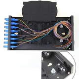 Полный одно -мод 16 порт SC/FC/ST Оптоволоконное клеммная клемма толстая хвостовая волокна Оптическая кабельная коробка коробка предохранителя