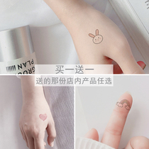 Tattoo stickers girl heart ins Wind cute hipster literary simple disposable waterproof fingers lasting washable