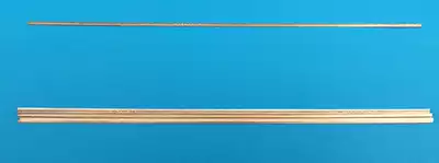 Silver electrode Copper tube electrode Length 1 3times 3 2times 400 BCu93P High copper phosphorus electrode Round 500*2 5mm