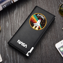 NASA American Aerospace Agency Perimeter Personality Tide Card Youth Teen Student High School Wallet Boy